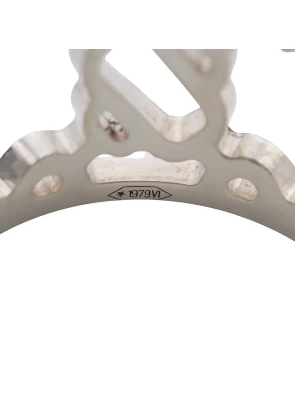 Hermes Chaine D'ancre Pa le Ring 925 Sterling Silver 48